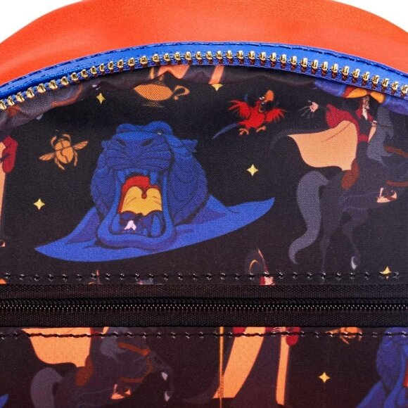 Loungefly Disney Aladdin Iago Cosplay Backpack NWT - Picture 4 of 4